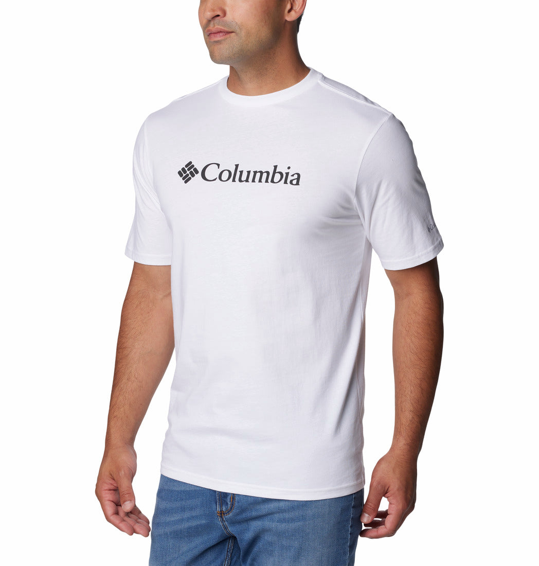 Polo Manga Corta Hombre CSC Basic Logo™ Blanco
