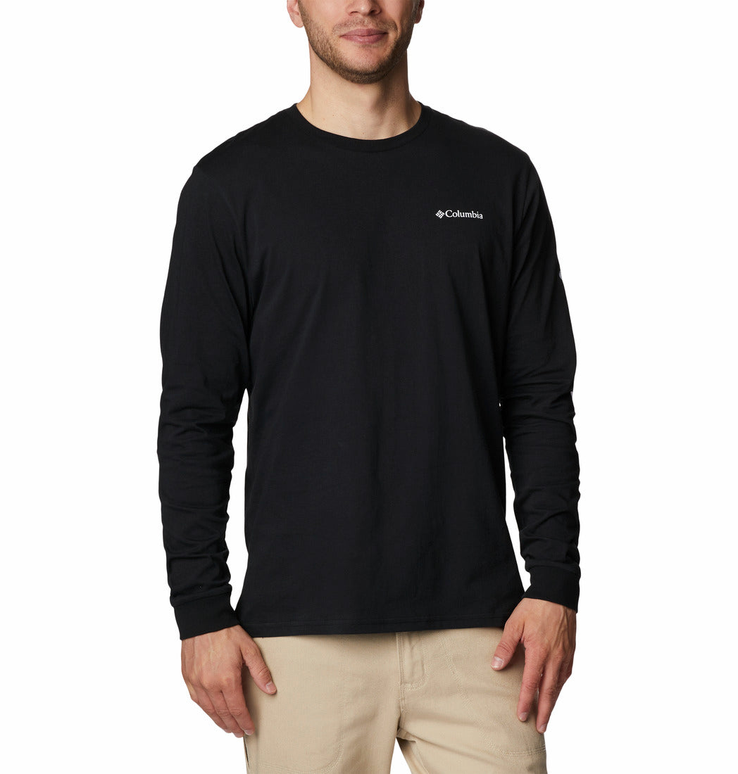 Polo Manga Larga Hombre Rockaway River™ Negro