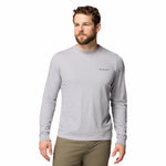 Polo Manga Larga Hombre CSC Seasonal Logo™ Gris