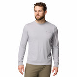 Polo Manga Larga Hombre CSC Seasonal Logo™ Gris