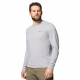 Polo Manga Larga Hombre CSC Seasonal Logo™ Gris
