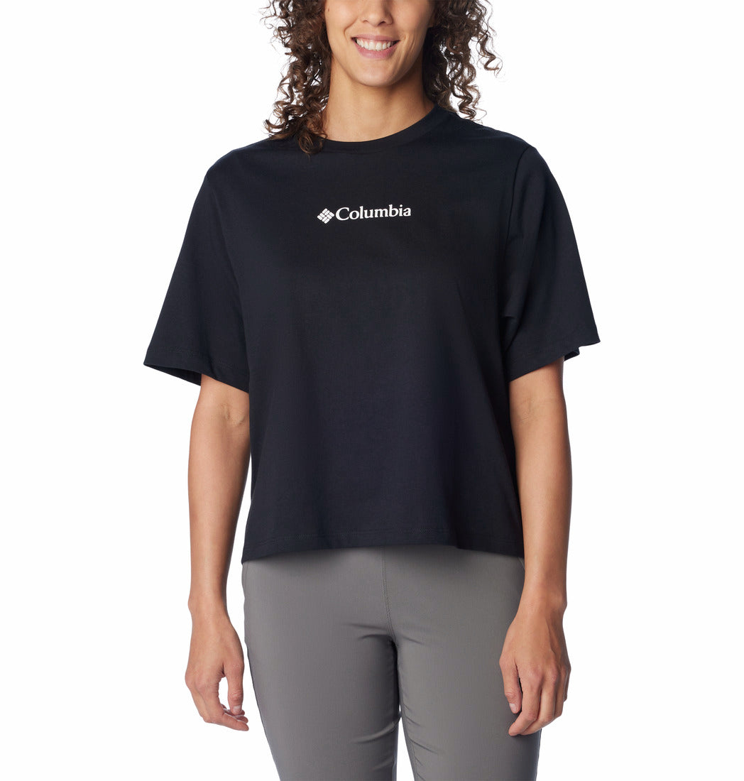 Polo Manga Corta Mujer North Cascades™ Negro