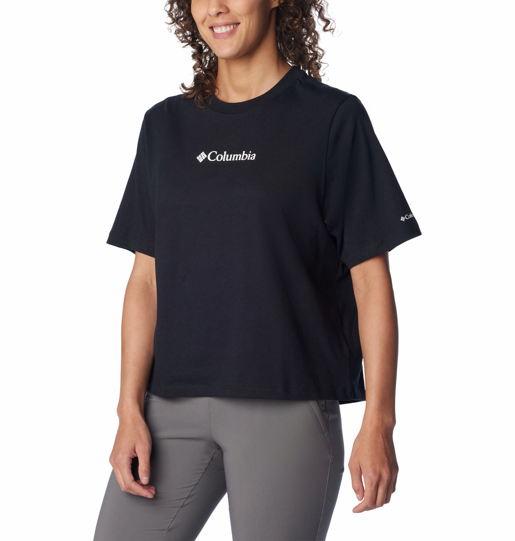 Polo Manga Corta Mujer North Cascades™ Negro