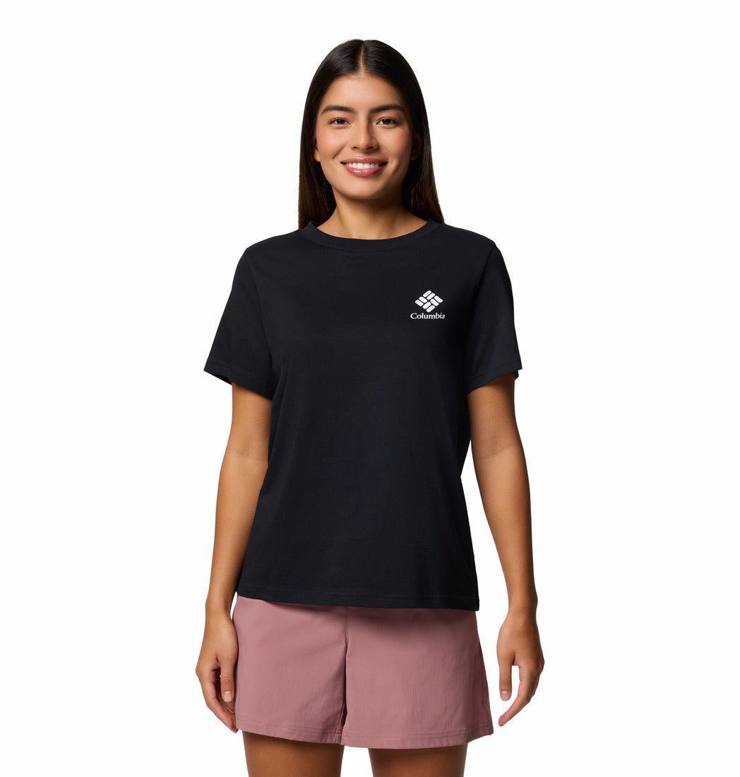 Polo Manga Corta Mujer Rolling Bend™ Negro