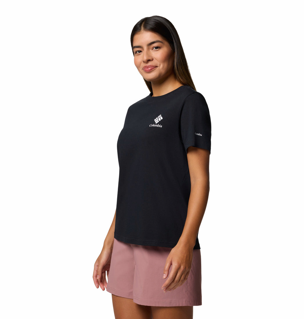 Polo Manga Corta Mujer Rolling Bend™ Negro