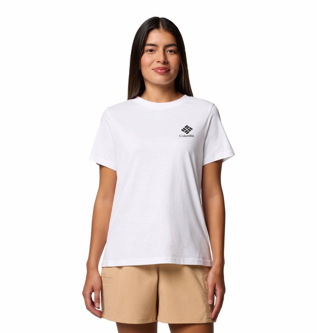 Polo Manga Corta Mujer Rolling Bend™ Blanco