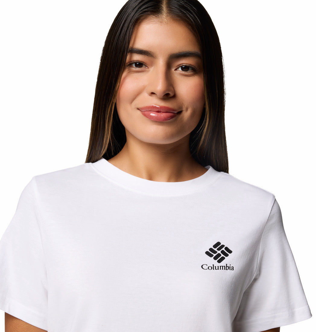 Polo Manga Corta Mujer Rolling Bend™ Blanco