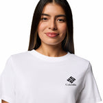 Polo Manga Corta Mujer Rolling Bend™ Blanco