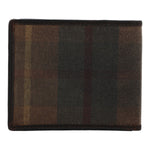 Billetera Para Hombre Canvas Engrasado Inglés Y Cuero Uk Windsor Wallet Marrón Rockford Marrón