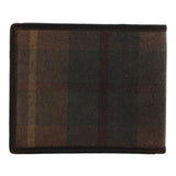 Billetera Para Hombre Canvas Engrasado Inglés Y Cuero Uk Windsor Wallet Marrón Rockford Marrón