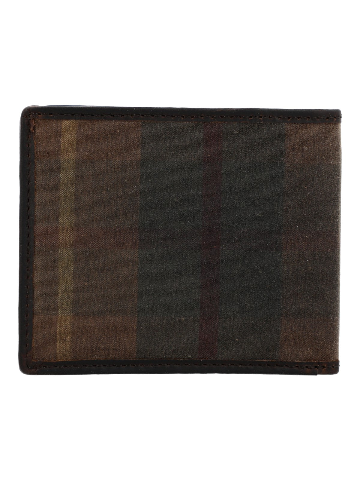 Billetera Para Hombre Canvas Engrasado Inglés Y Cuero Uk Windsor Wallet Marrón Rockford Marrón