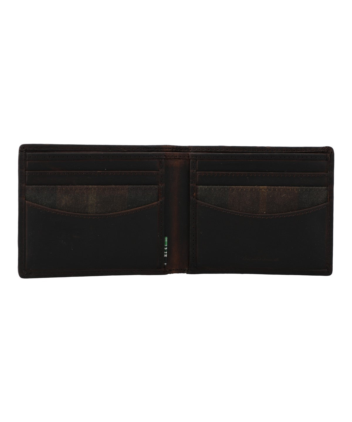 Billetera Para Hombre Canvas Engrasado Inglés Y Cuero Uk Windsor Wallet Marrón Rockford Marrón