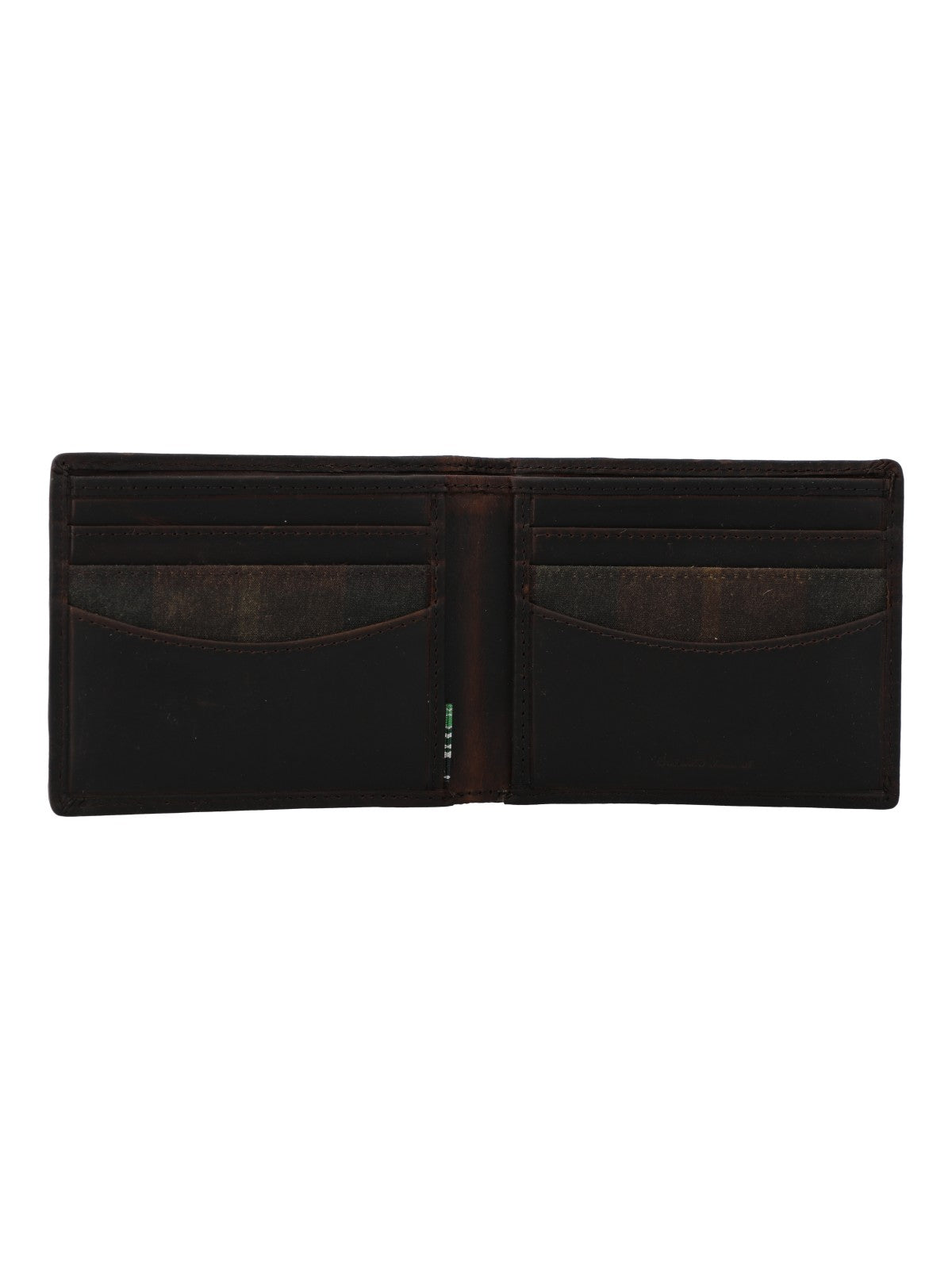 Billetera Para Hombre Canvas Engrasado Inglés Y Cuero Uk Windsor Wallet Marrón Rockford Marrón