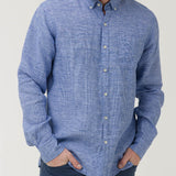 Camisa Lino Orgánico Hombre Linentex Rockford