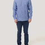 Camisa Lino Orgánico Hombre Linentex Rockford
