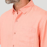 Camisa Lino Orgánico Hombre Linenshort Rockford