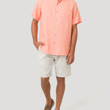 Camisa Lino Orgánico Hombre Linenshort Rockford