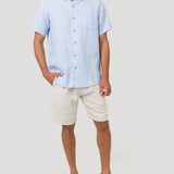 Camisa Lino Orgánico Hombre Linenshort Rockford