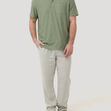 Pantalón Lino Orgánico Hombre Capri Rockford