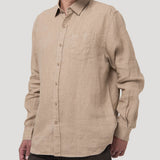 Camisa Lino Orgánico Hombre Linen Rockford