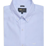 Camisa libre de arrugas para hombre a rayas
