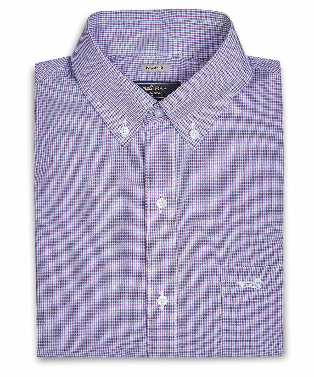 Camisa Libre De Arrugas Hombre Wf Pb Rockford MULTICOLOR