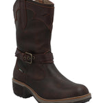 Bota Para Mujer Cuero Nia Marrón Rockford Marrón