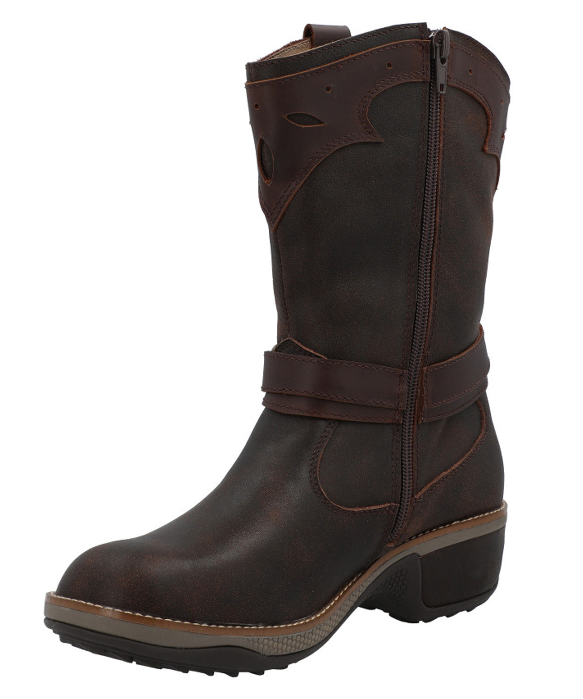 Bota Para Mujer Cuero Nia Marrón Rockford Marrón