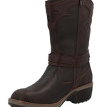 Bota Para Mujer Cuero Nia Marrón Rockford Marrón
