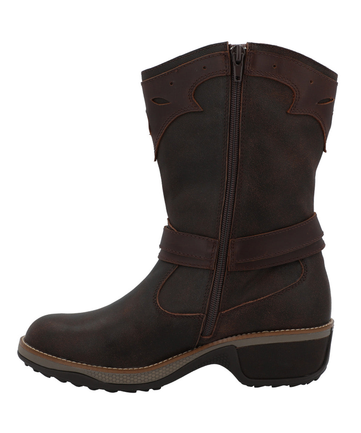 Bota Para Mujer Cuero Nia Marrón Rockford Marrón