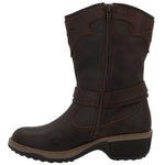 Bota Para Mujer Cuero Nia Marrón Rockford Marrón
