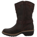 Bota Para Mujer Cuero Nia Marrón Rockford Marrón