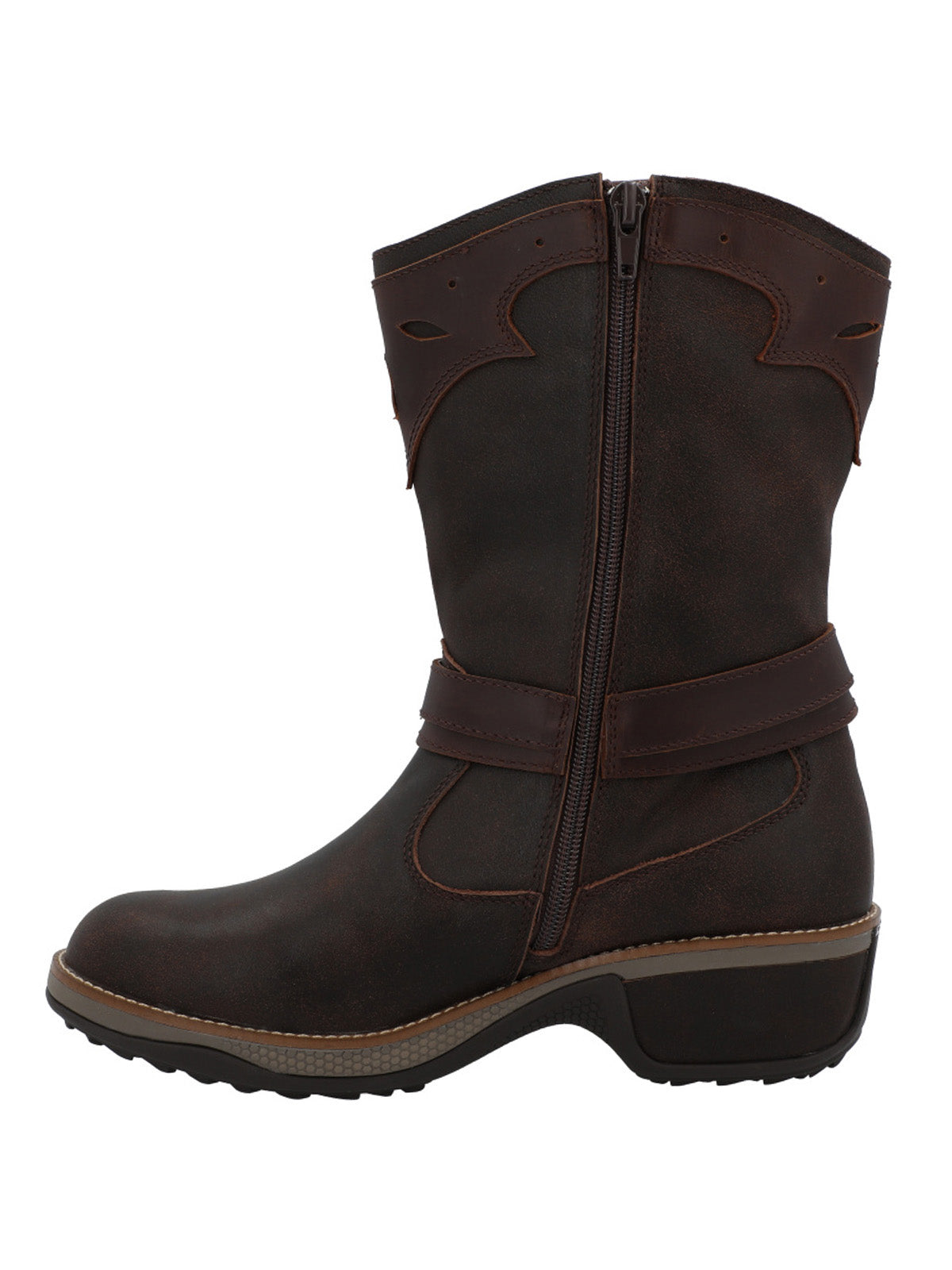 Bota Para Mujer Cuero Nia Marrón Rockford Marrón