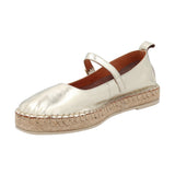 Alpargatas Cuero Mujer Pekin Rockford