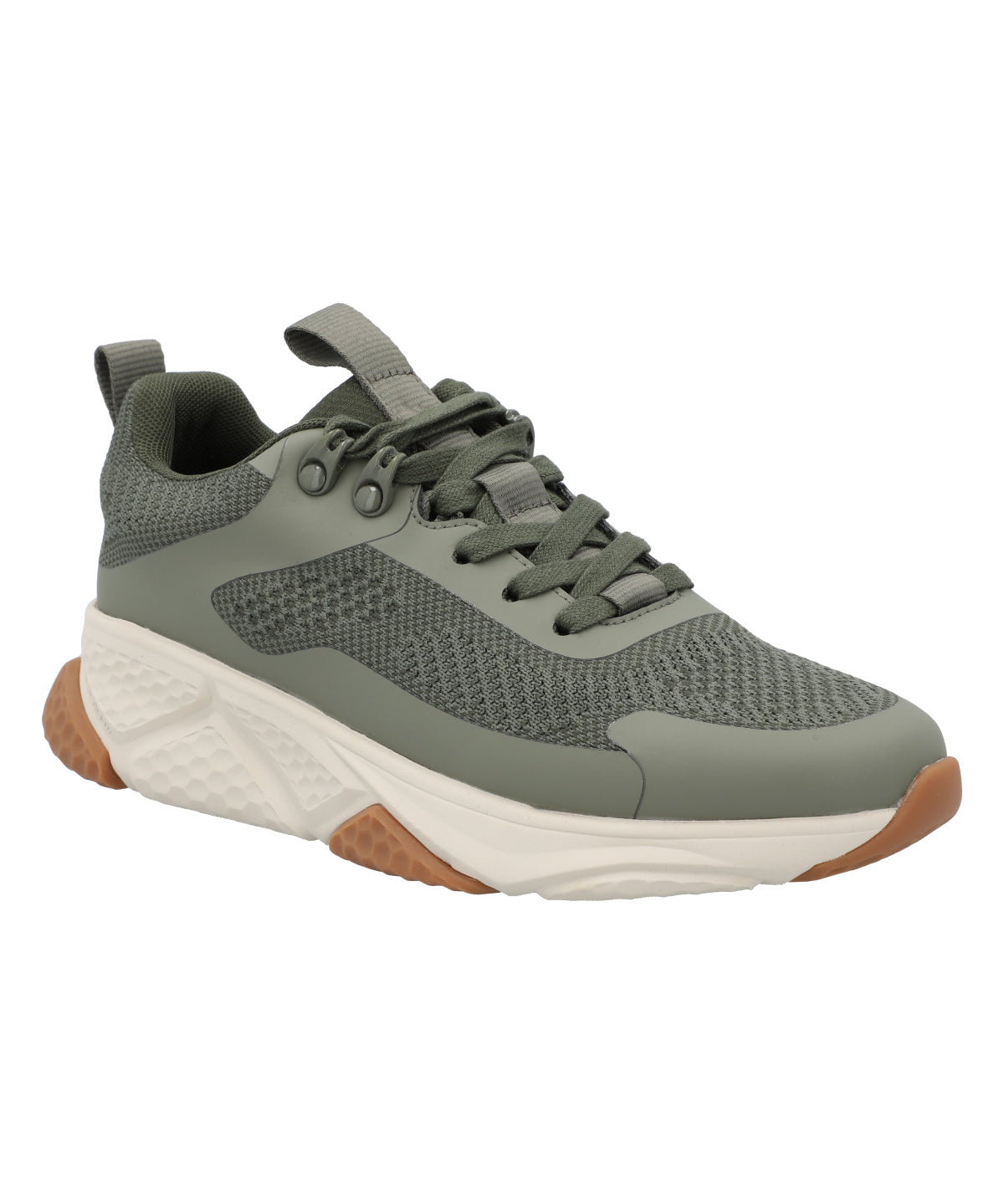 Zapatilla Para Mujer Cuero Benza Verde Rockford Verde
