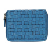 Billetera Cuero Mujer Braid Mini Zip Rockford