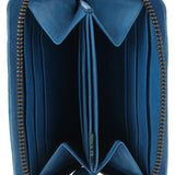 Billetera Cuero Mujer Braid Mini Zip Rockford