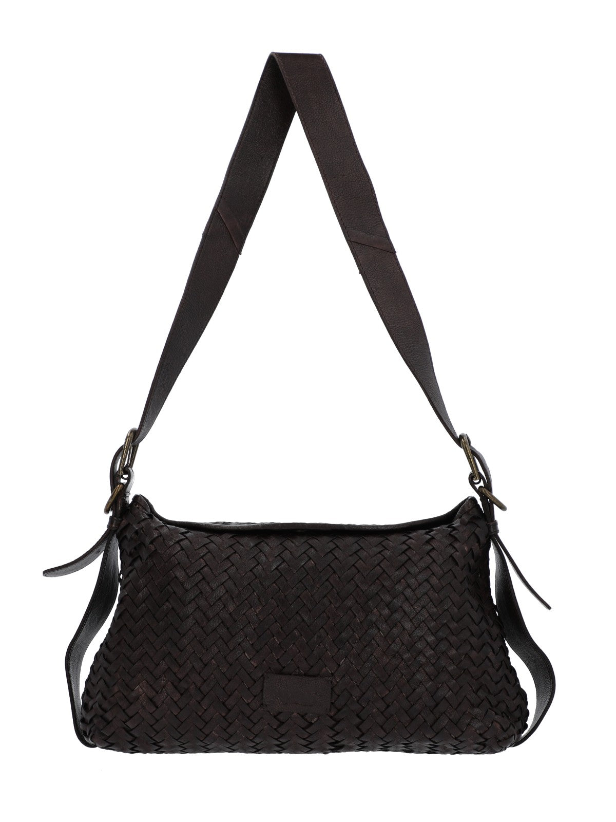 Cartera Para Mujer Cuero Ws Braided Bag Marrón Rockford Marrón