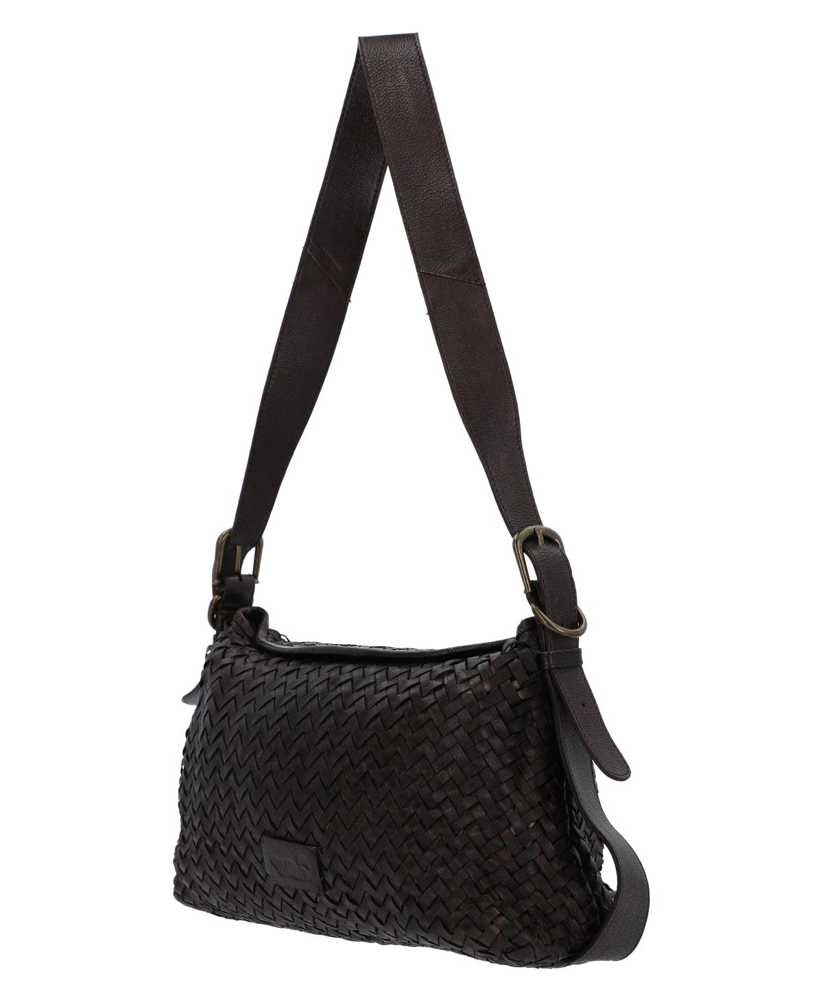 Cartera Para Mujer Cuero Ws Braided Bag Marrón Rockford Marrón