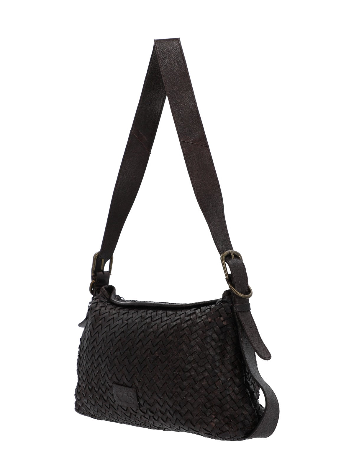 Cartera Para Mujer Cuero Ws Braided Bag Marrón Rockford Marrón