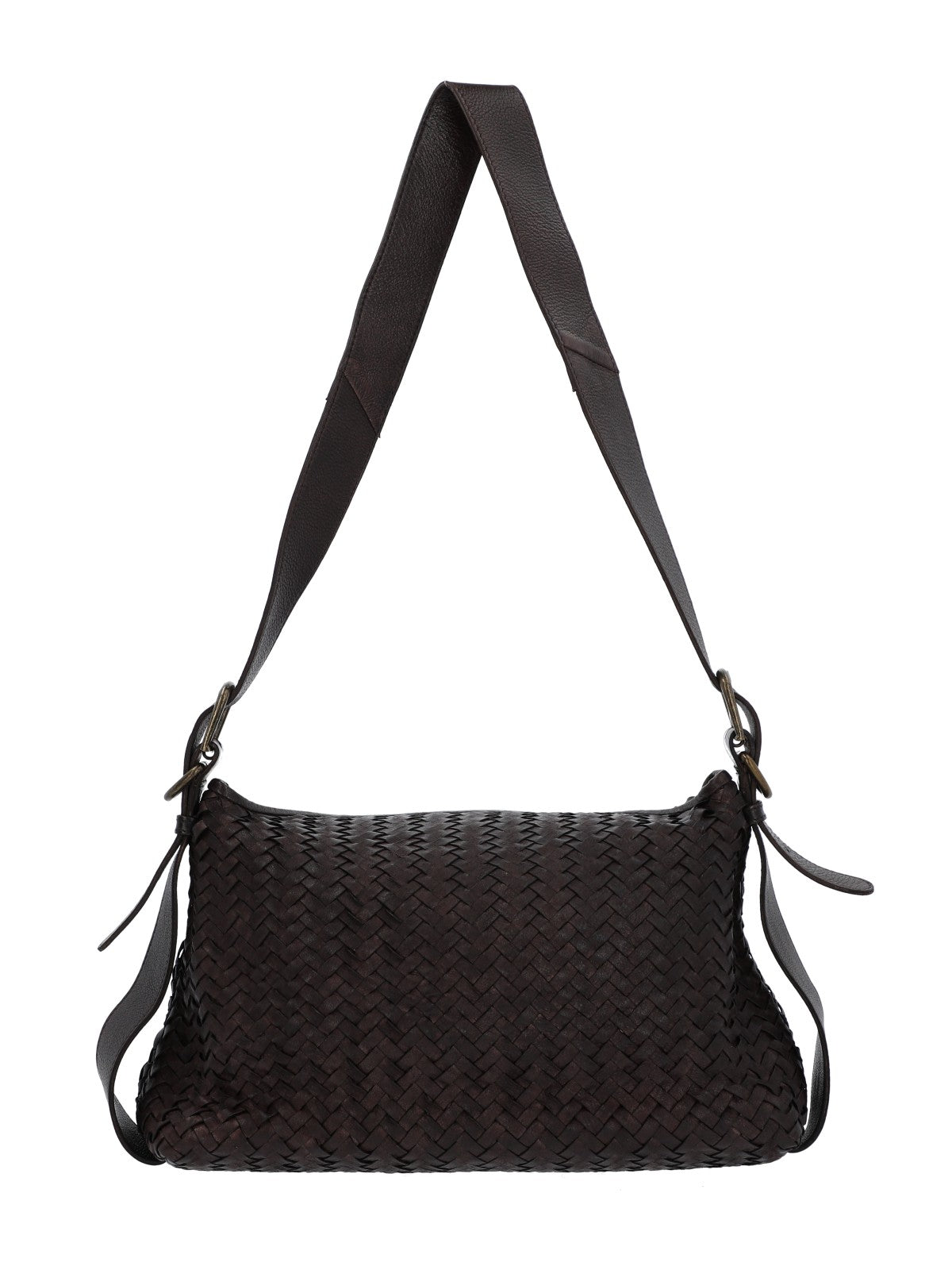Cartera Para Mujer Cuero Ws Braided Bag Marrón Rockford Marrón