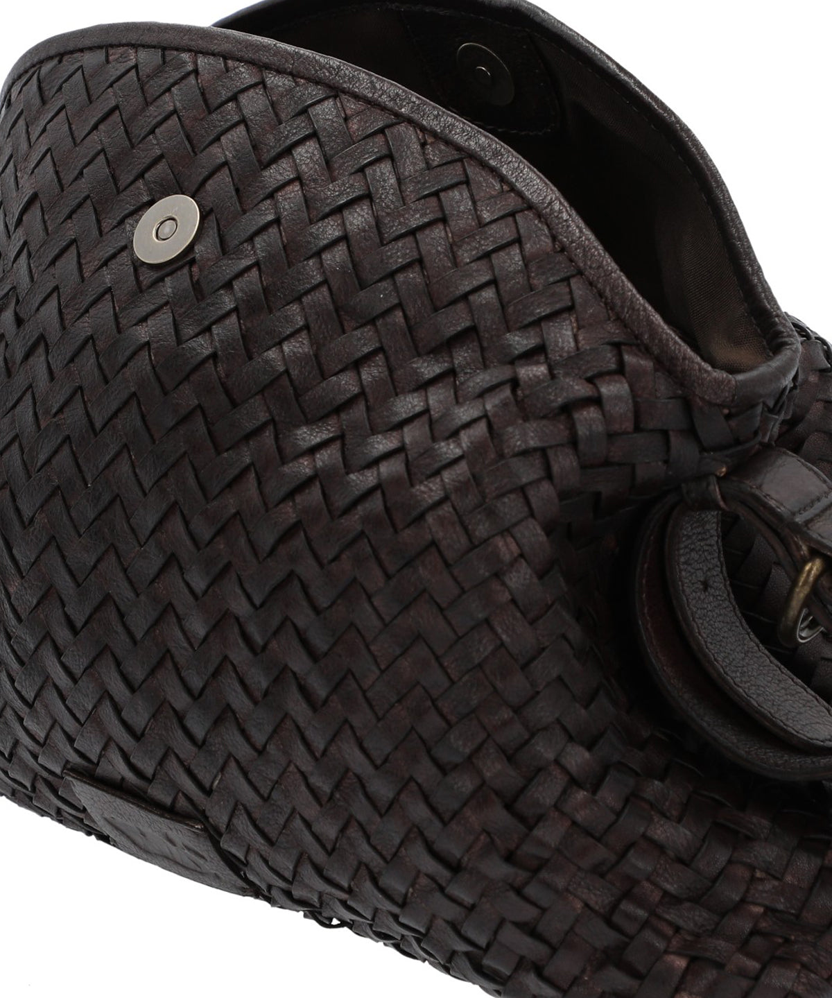 Cartera Para Mujer Cuero Ws Braided Bag Marrón Rockford Marrón