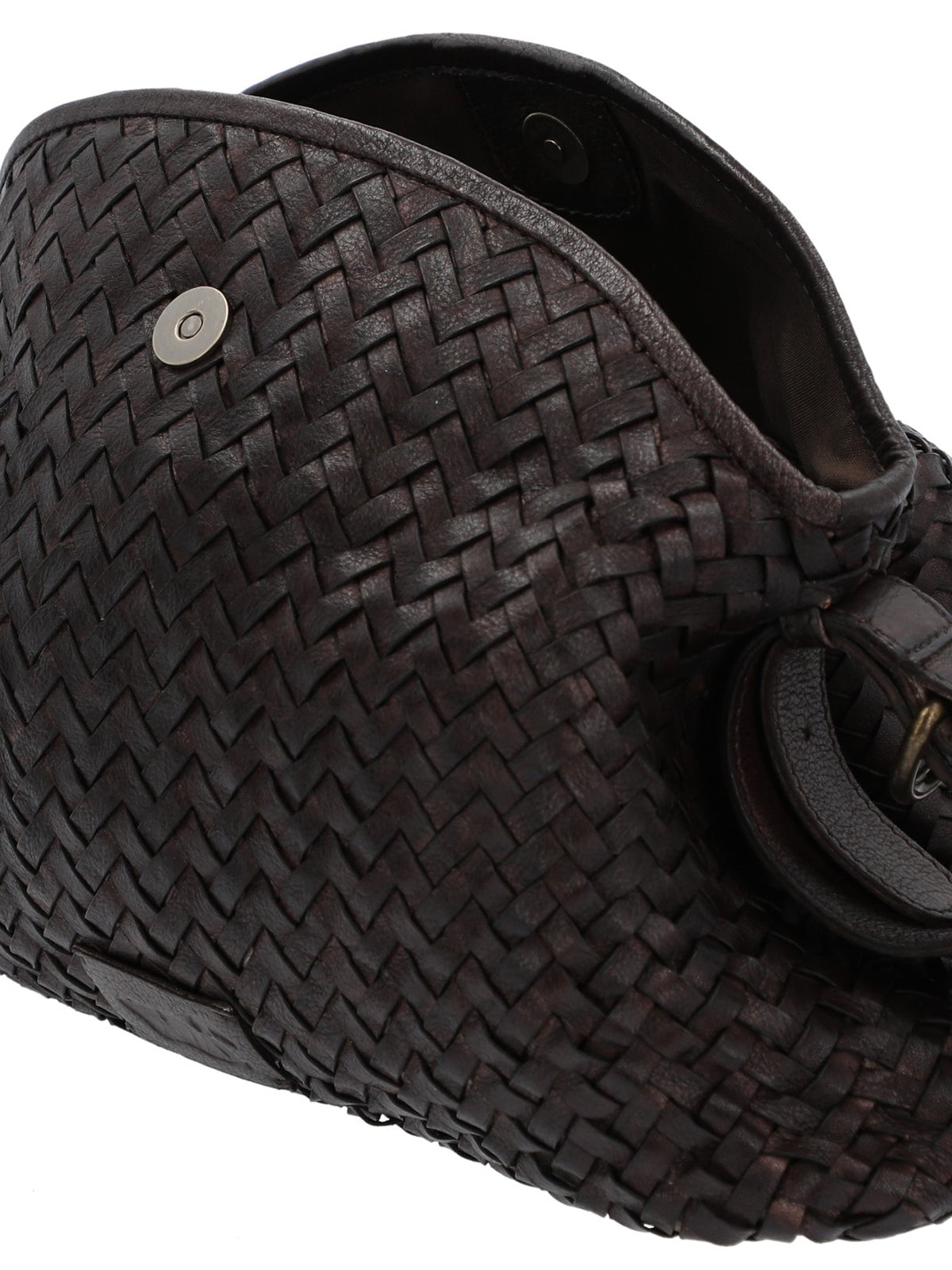 Cartera Para Mujer Cuero Ws Braided Bag Marrón Rockford Marrón