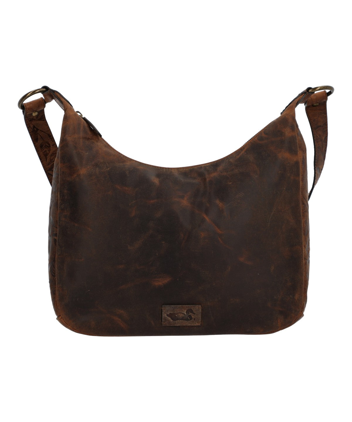 Cartera Para Mujer Cuero Oh Flowry Hobo Marrón Rockford Marrón