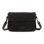 Cartera Para Mujer Cuero Ws Braided Cross Marrón Rockford Marrón
