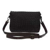 Cartera Para Mujer Cuero Ws Braided Cross Marrón Rockford Marrón