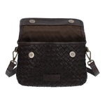 Cartera Para Mujer Cuero Ws Braided Cross Marrón Rockford Marrón