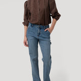 Jeans Algodón Reciclado/Poliéster Mujer Moon Rockford