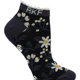 Medias Bambú Mujer Flower Rockford