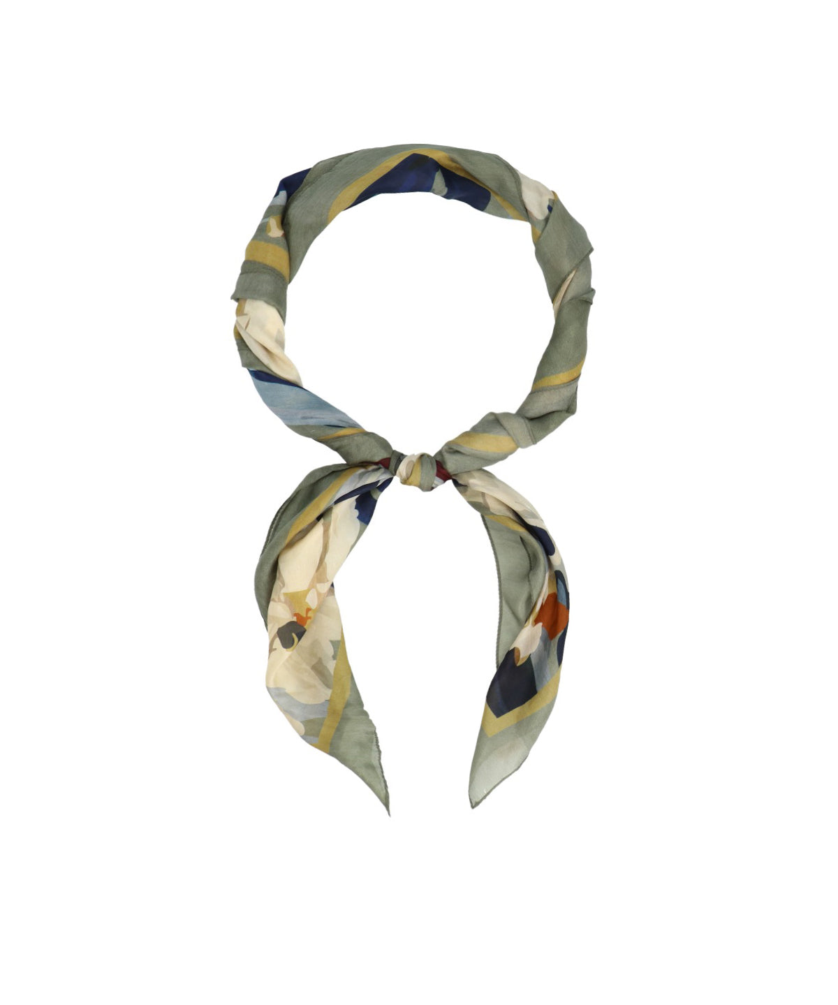 Pañuelo Para Mujer Seda Rkf Silk Flora Scarf Multicolor Rockford Multicolor